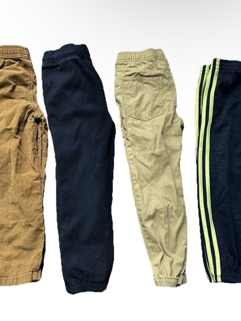 Boys Pants Size 5T Sweatpants Corduroy Khaki Adidas Winter Cold Weather